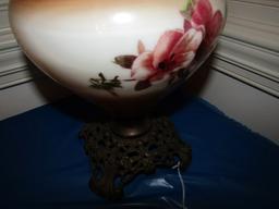 VICTORIAN GONE WITH WIND STYLE LAMP SHADE AS IS