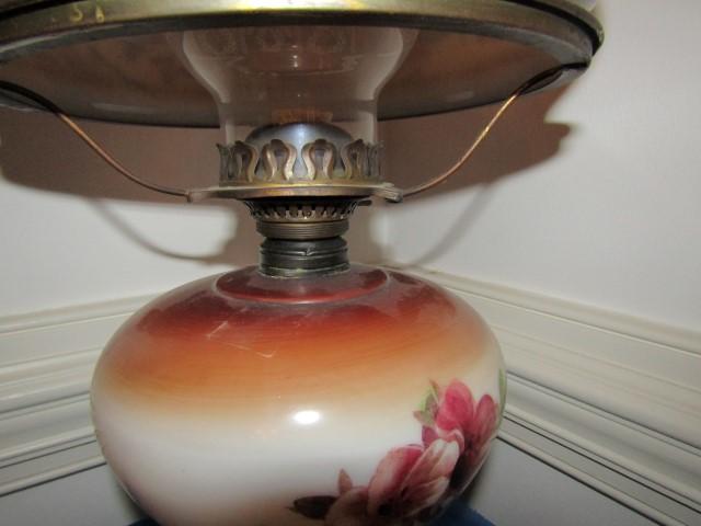 VICTORIAN GONE WITH WIND STYLE LAMP SHADE AS IS