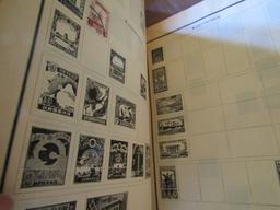 THE MODERN POSTAGE STAMP ALBUM WITH MISC STAMPS