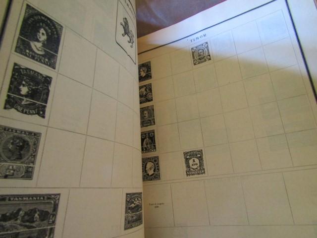 THE MODERN POSTAGE STAMP ALBUM WITH MISC STAMPS