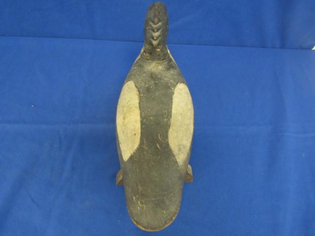 DRAKE MERGANSER DECOY ATTRIBUTED TO HV SHOURDS NEW JERSEY