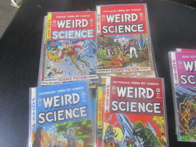 16 WEIRD SCIENCE FANTASY COMIC BOOKS BY EC COMICS 1992 RUSS COCHRAN GEMSTON