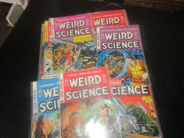 16 WEIRD SCIENCE FANTASY COMIC BOOKS BY EC COMICS 1992 RUSS COCHRAN GEMSTON