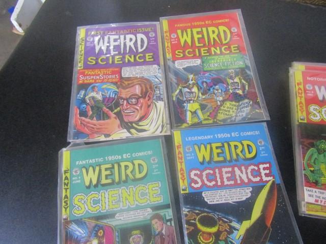 16 WEIRD SCIENCE FANTASY COMIC BOOKS BY EC COMICS 1992 RUSS COCHRAN GEMSTON