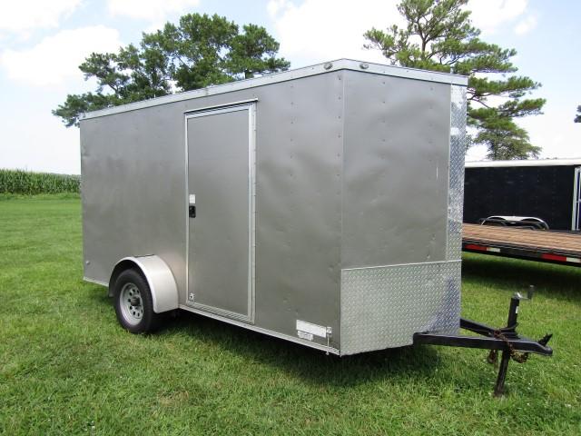 #2001 2017 ANVIL ENCLOSED TRAILER 2990 LB GVWR 6' X 12' LED LIGHTING RAMP G