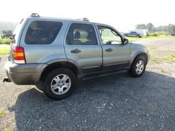 #5401 2006 FORD ESCAPE XLT V6 ENG 4 WD PWR PKG CRUISE AM FM CD AUTO TRANS C