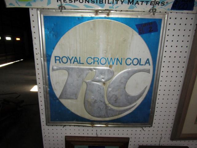 ROYAL CROWN COLA METAL SIGN 24 X 24