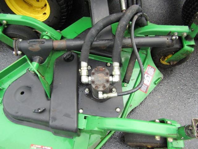 2002 JOHN DEERE TC1600 499.6 HRS TRIPLE DECK HYD 10 CUT TILT WHEEL ROP CANO