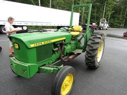 1966 OR 1967 JOHN DEERE MOD 1020 EXACT LOW HRS UNKNOWN APPROX 30 HP GAS 8 S