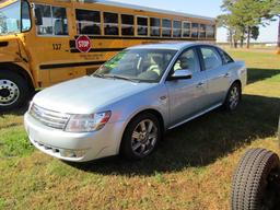 #1901 2007 FORD TAURUS LIMITED AUTO TRANS 3.5 L ENG 55785 MILES AM FM CD HE