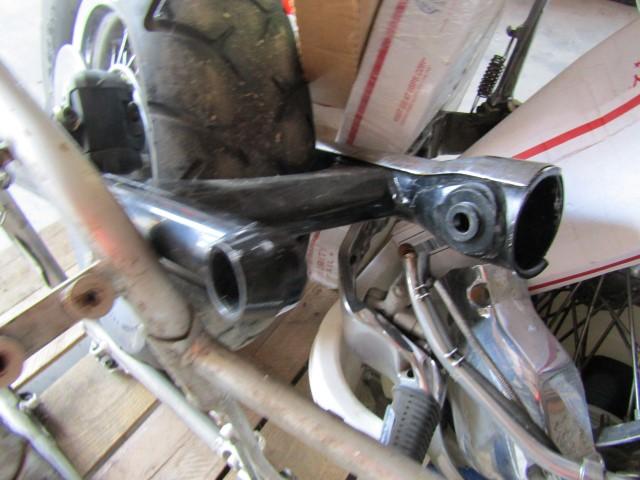 #3907 LOT OF MOTORCYCLE PARTS AND CRATE ENGINE FRONT WHEEL FRONT FENDER REA