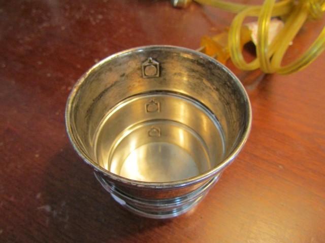 STERLING JIGGER CUP WEIGHS 1.71 TROY OZ