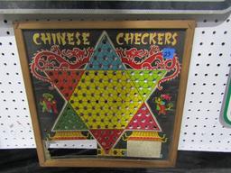 VINTAGE CHINESE CHECKER BOARD 16 X 16