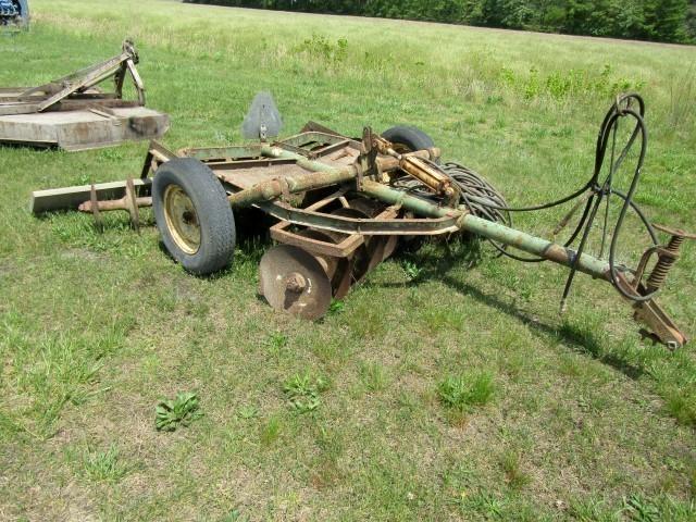 #201 JOHN DEERE DISK MODEL RWA HYD LIFT 10' WORKING WIDTH TAILBOARD GOOD BL