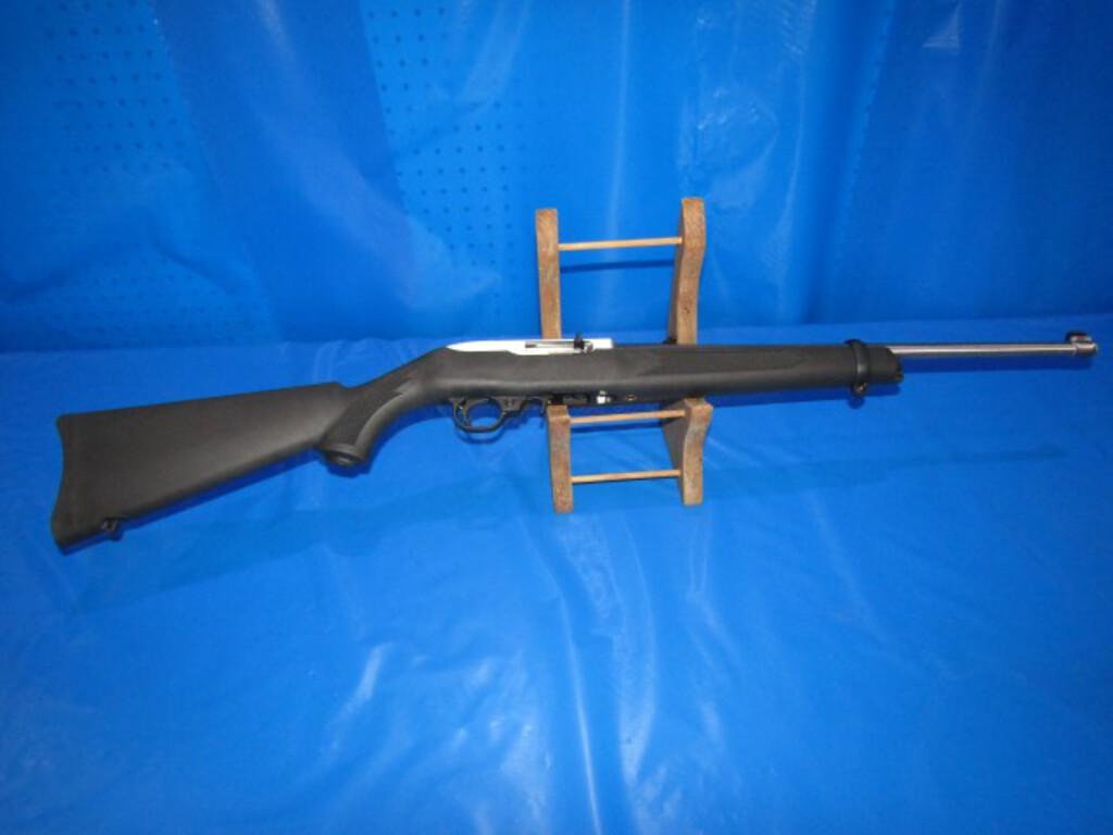RUGER 10/22 22 LR SN 000948151 STAINLESS STEEL SYNTHETIC STOCK NEW/LIKE NEW