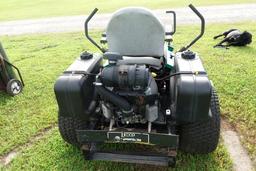 #3204 LESCO ZERO TURN MOWER 60" CUT KAWASAKI ENG 25 HP  511 HRS DUAL FUEL T