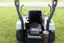 #2502 EXMART ZERO TURN MOWER 19 HP KAWASAKI ENG 48" CUT NEW BLADES 1189 HRS