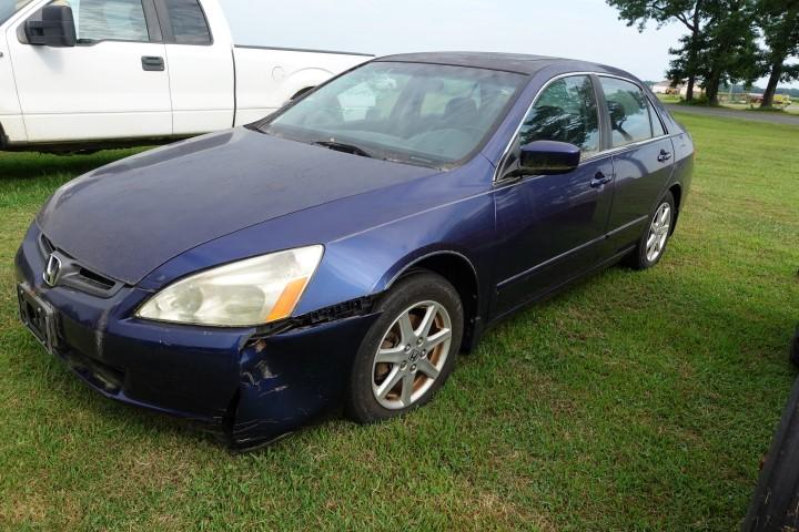 #1501 2002 HONDA ACCORD V6 101456 MILES 4 DOOR 3.0 ENG PWR PKG 6 DISC CD AM