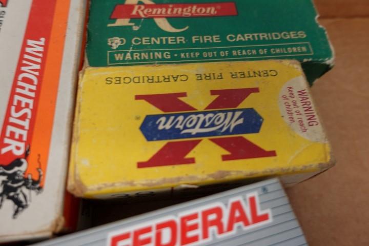 BOX MISC 38 SPECIAL AMMO INCLUDING WINCHESTER REMINGTON FEDERAL ETC