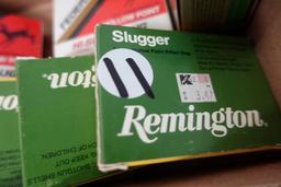 5 BOXES REMINGTON 20 GA SLUGGERS 2 BOXES FEDERAL 20 GA HIGH SHOCK HOLLOW PO