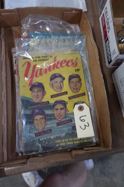 THREE VINTAGE BASEBALL COMIC BOOKS 10 CENT BASEBALL THRILLS 10 CENT WILLIE