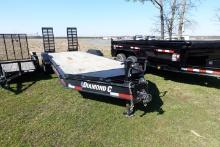 #203 2022 DIAMOND C TRAILER 82" WIDE X 20' LONG WOODEN BED 3' V NOSE WITH S