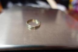 14KT YELLOW GOLD WEDDING BAND SIZE 9.5 2.0 DWT