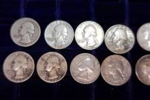 13 SILVER QUARTERS 2 1944 1950 1959 3 1962 1963 5 1964