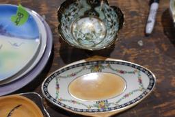 LOT OF MOSTLY HAND PAINTED NORITAKE AND SAJI BOWL