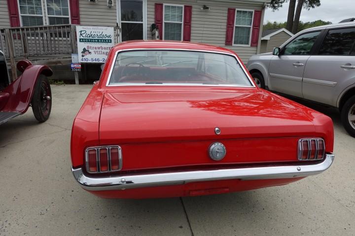 #2702 1966 MUSTANG MOSTLY ALL ORIGINAL  200 6 CYL REBUILT ENG AUTOMATIC SHO