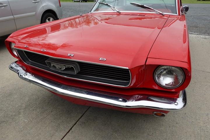 #2702 1966 MUSTANG MOSTLY ALL ORIGINAL  200 6 CYL REBUILT ENG AUTOMATIC SHO