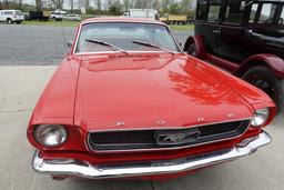 #2702 1966 MUSTANG MOSTLY ALL ORIGINAL  200 6 CYL REBUILT ENG AUTOMATIC SHO