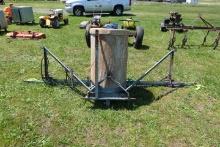 #4607 CUSTOM BUILT SPRAY RIG APPROX 10' BOOM 40 GAL TANK 3 PT HITCH