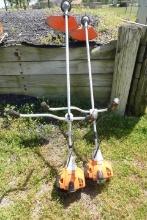 #5504 TWO STIHL FS240 STRING TRIMMERS