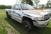 #4105 1996 DODGE RAM 2500 EXT CAB 4X4 403950 MI 12 VALVE CUMMINS AUTO TRANS