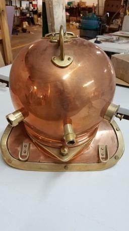 Copper & Brass Diving Helmet