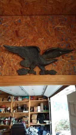 Antique Cast Brass Eagle