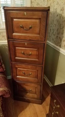 Wood File Cabinet