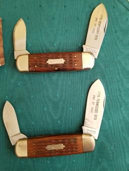 Taylor Cutlery 3 knife lot Elephant Toe Knife set