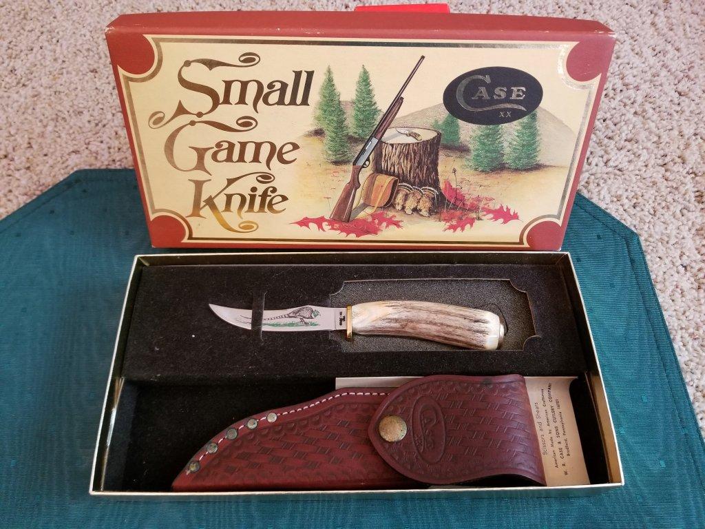 Case XX Knife Small Game Set NIB One Dot