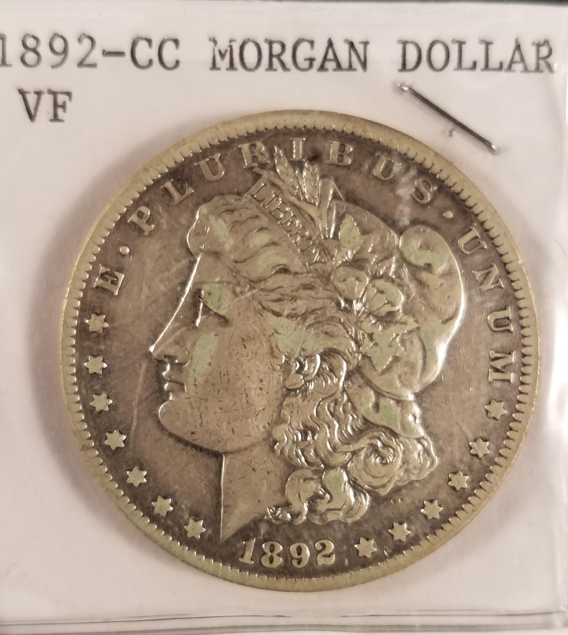 1892 Carson City Morgan Dollar