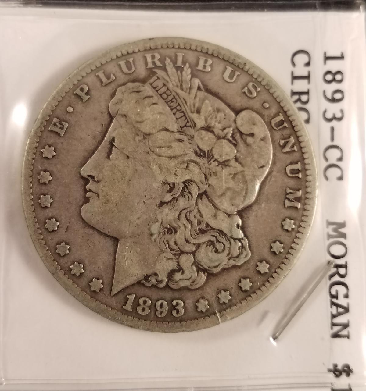 1893 Carson City Morgan Dollar