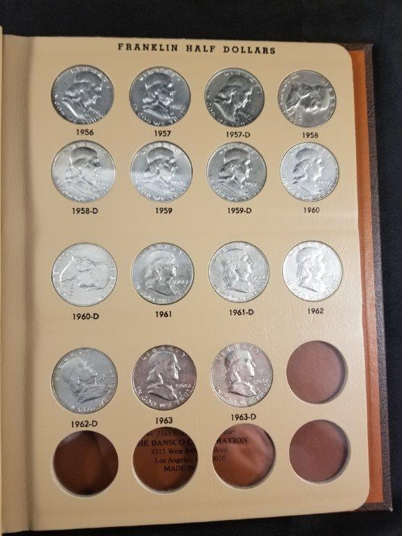 Franklin Half Dollar Lot