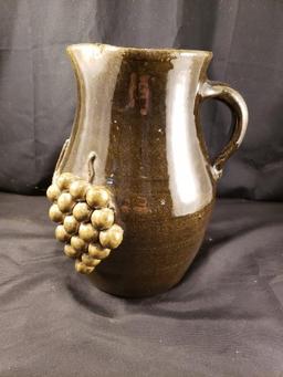 Edwin Meaders Grape Pitcher