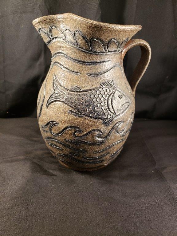 Clint Alderman Salt Glaze Pitcher #1