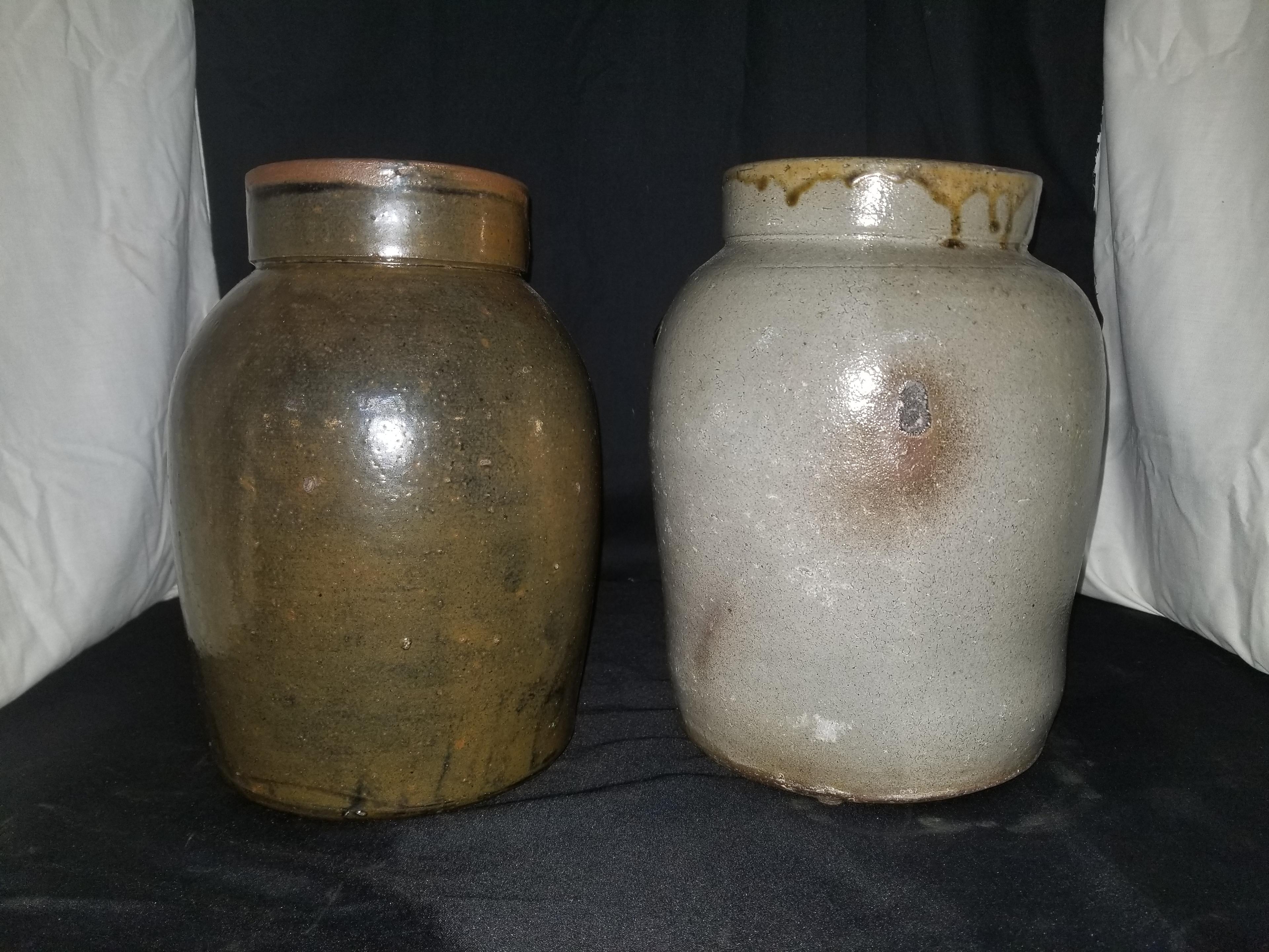 Lot of Jasper Bishop Jars Jugtown GA