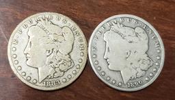 Carson City Morgan Dollar Lot of Two coin's