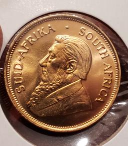 One ounce Krugerand Gold Coin 1976