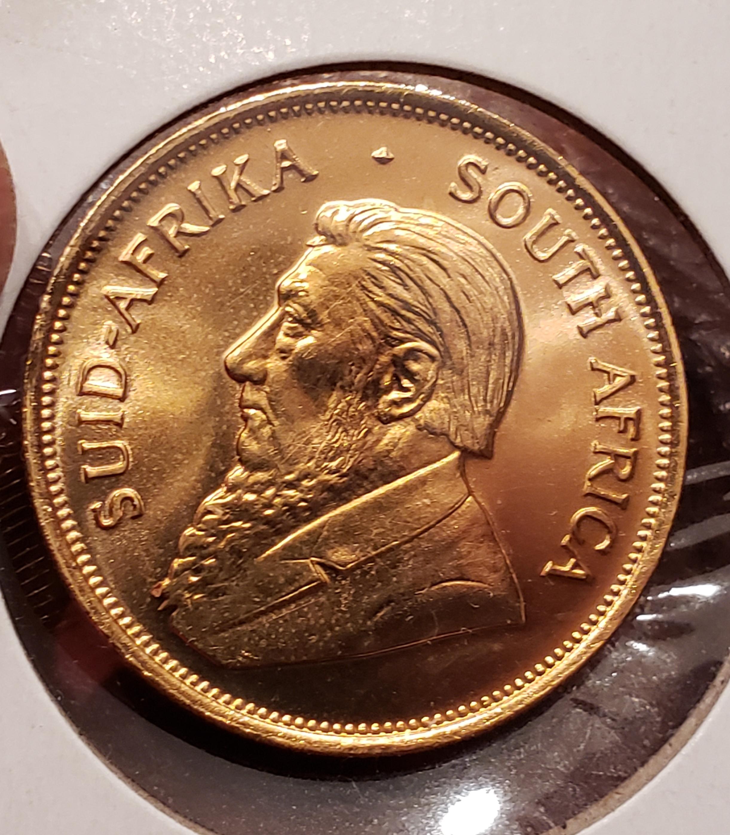 One ounce Krugerand Gold Coin 1976