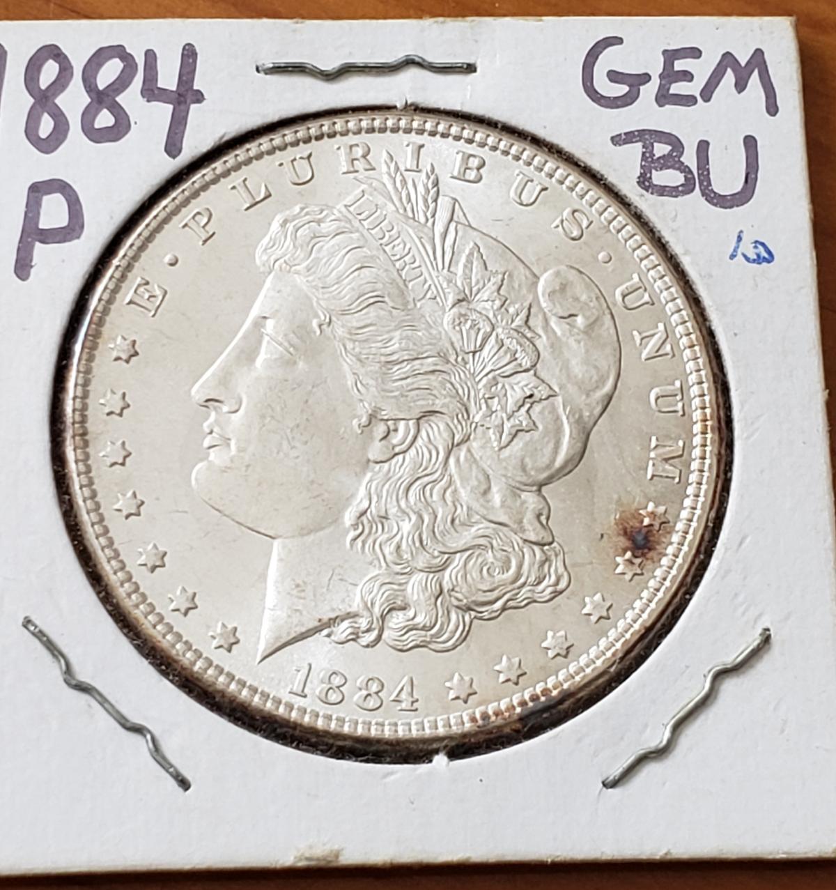 1884 Morgan Dollar Choice BU